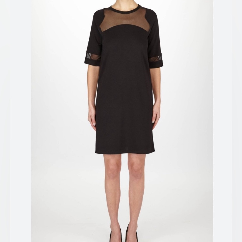 Just Female Osaka Short Sleeve Dress in Black - Size S